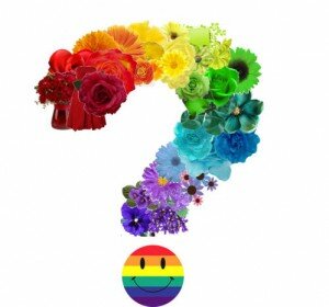 Rainbow question mark