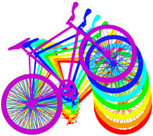Rainbow Bike Small